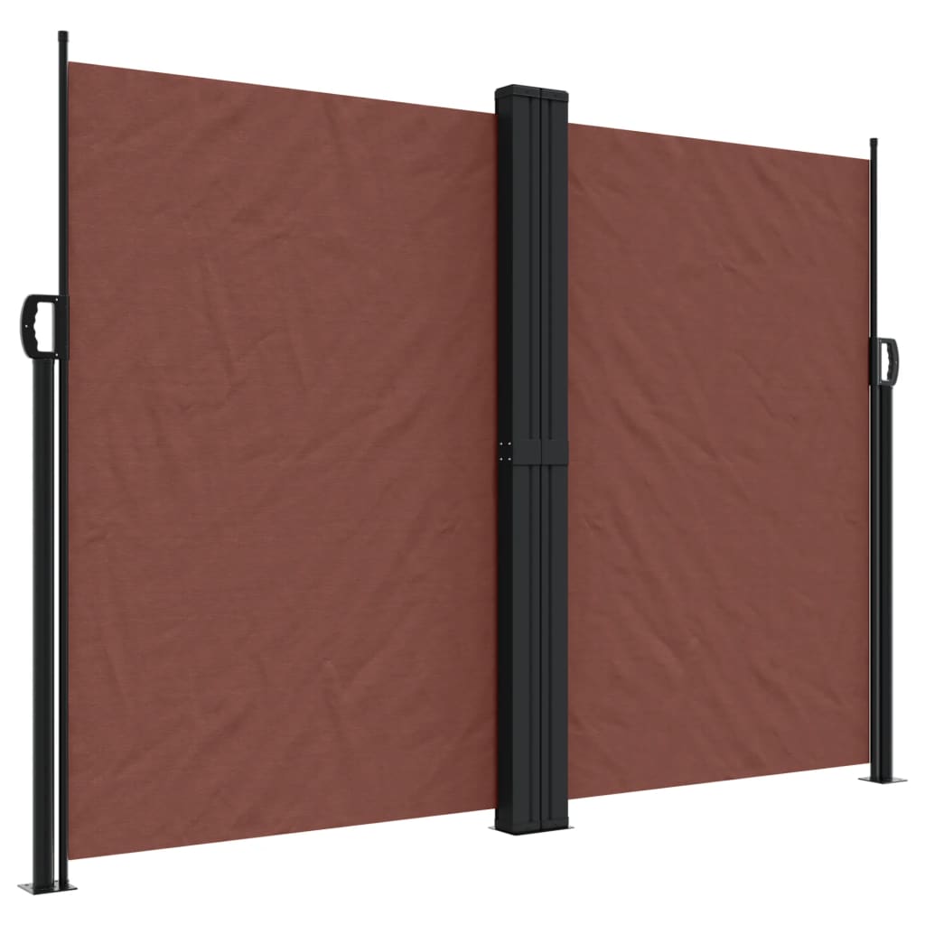 Bočna tenda na uvlačenje smeđa 180x1000 cm