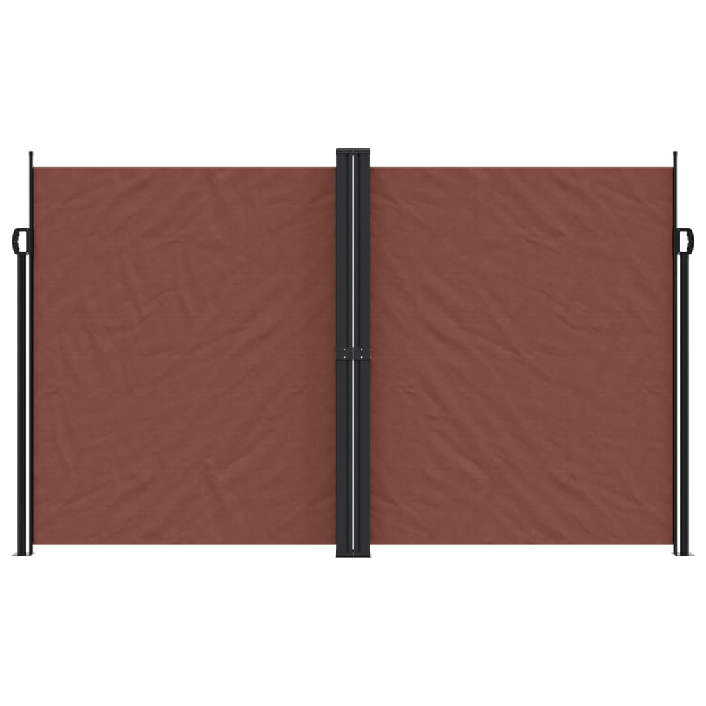 Bočna tenda na uvlačenje smeđa 200x1000 cm