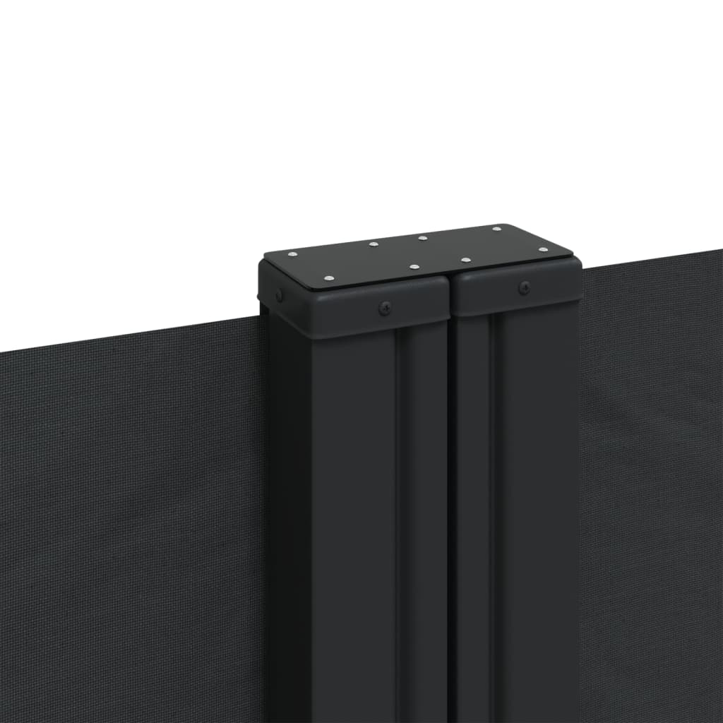 Bočna tenda na uvlačenje crna 220 x 1000 cm