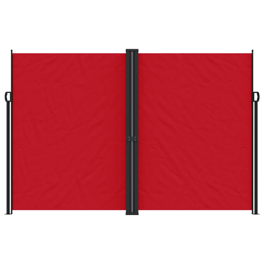 Bočna tenda na uvlačenje crvena 220x1000 cm