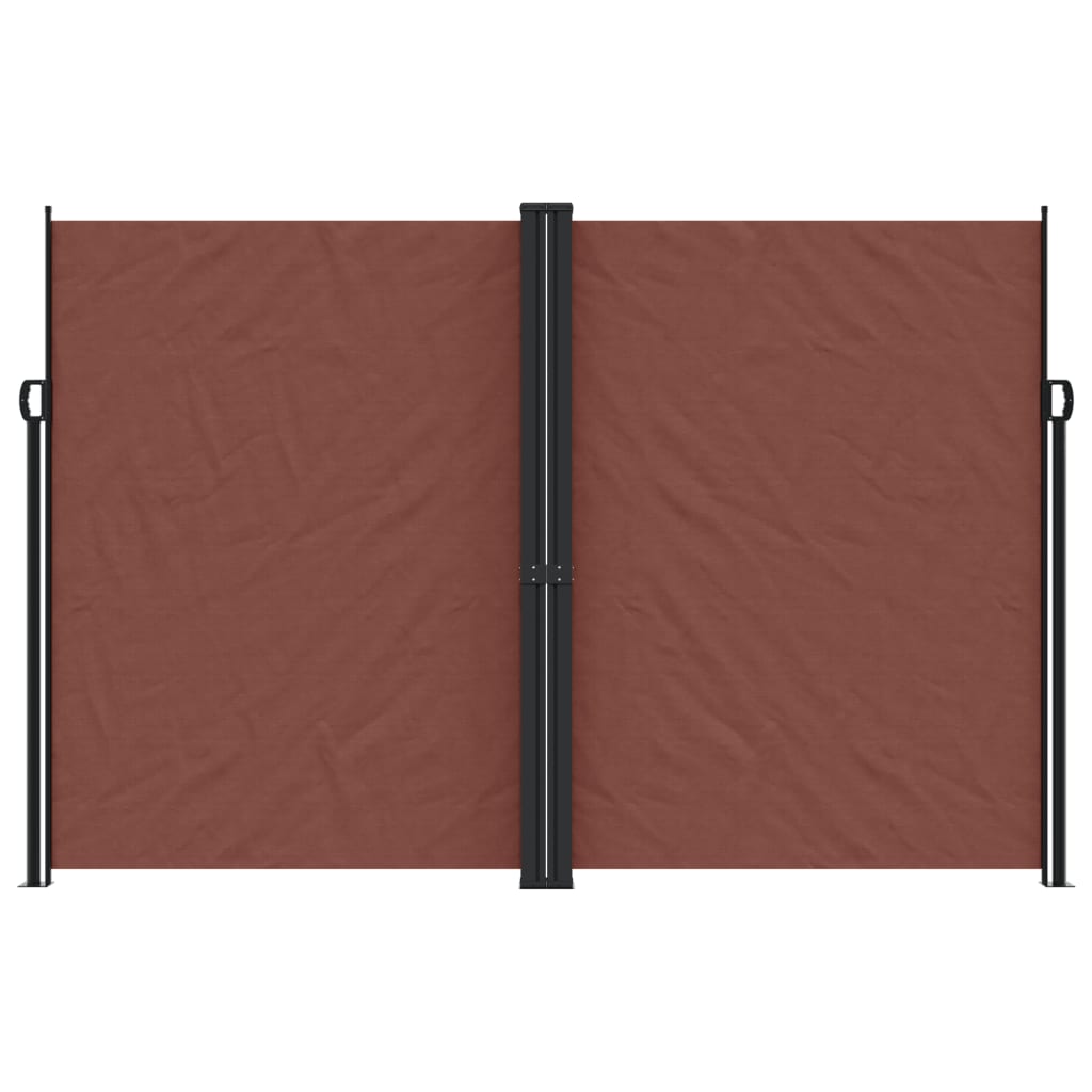 Bočna tenda na uvlačenje smeđa 220x1000 cm