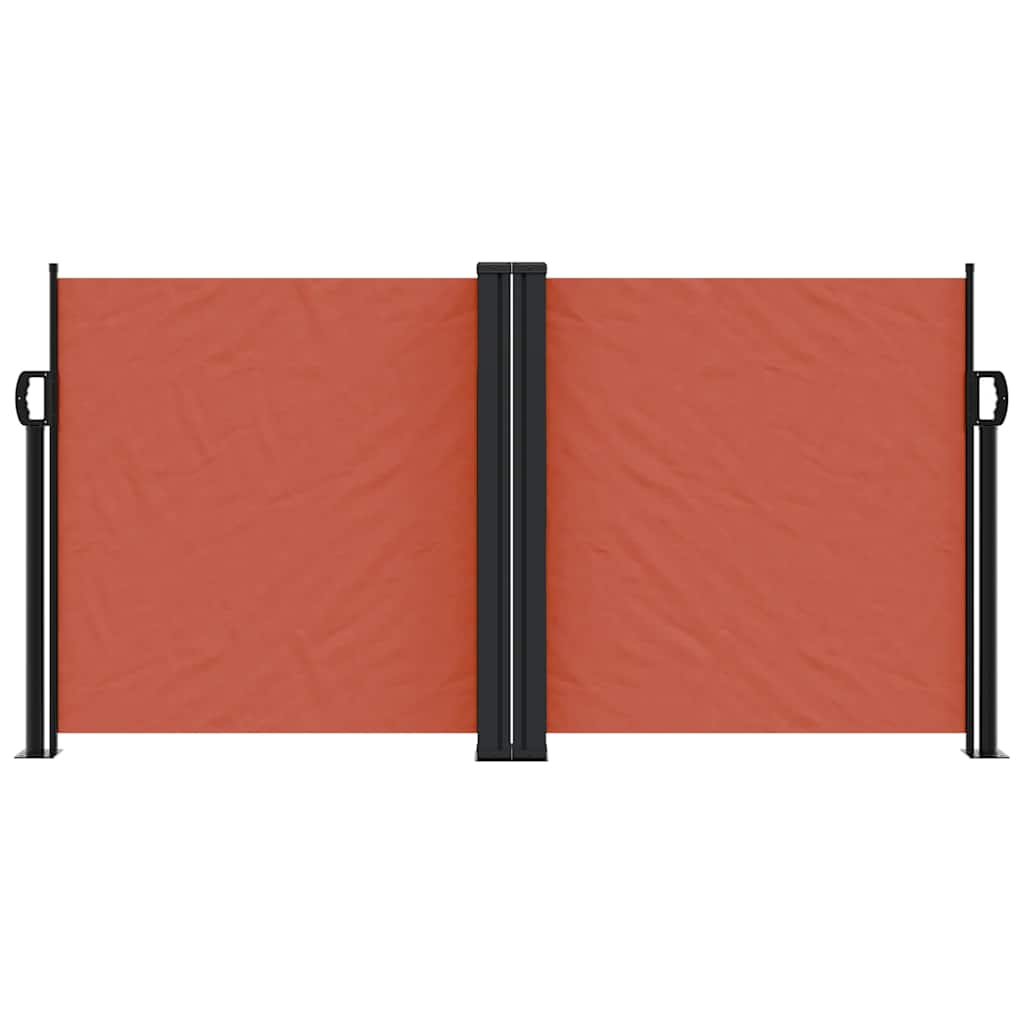Bočna tenda na uvlačenje terakota 120 x 1200 cm