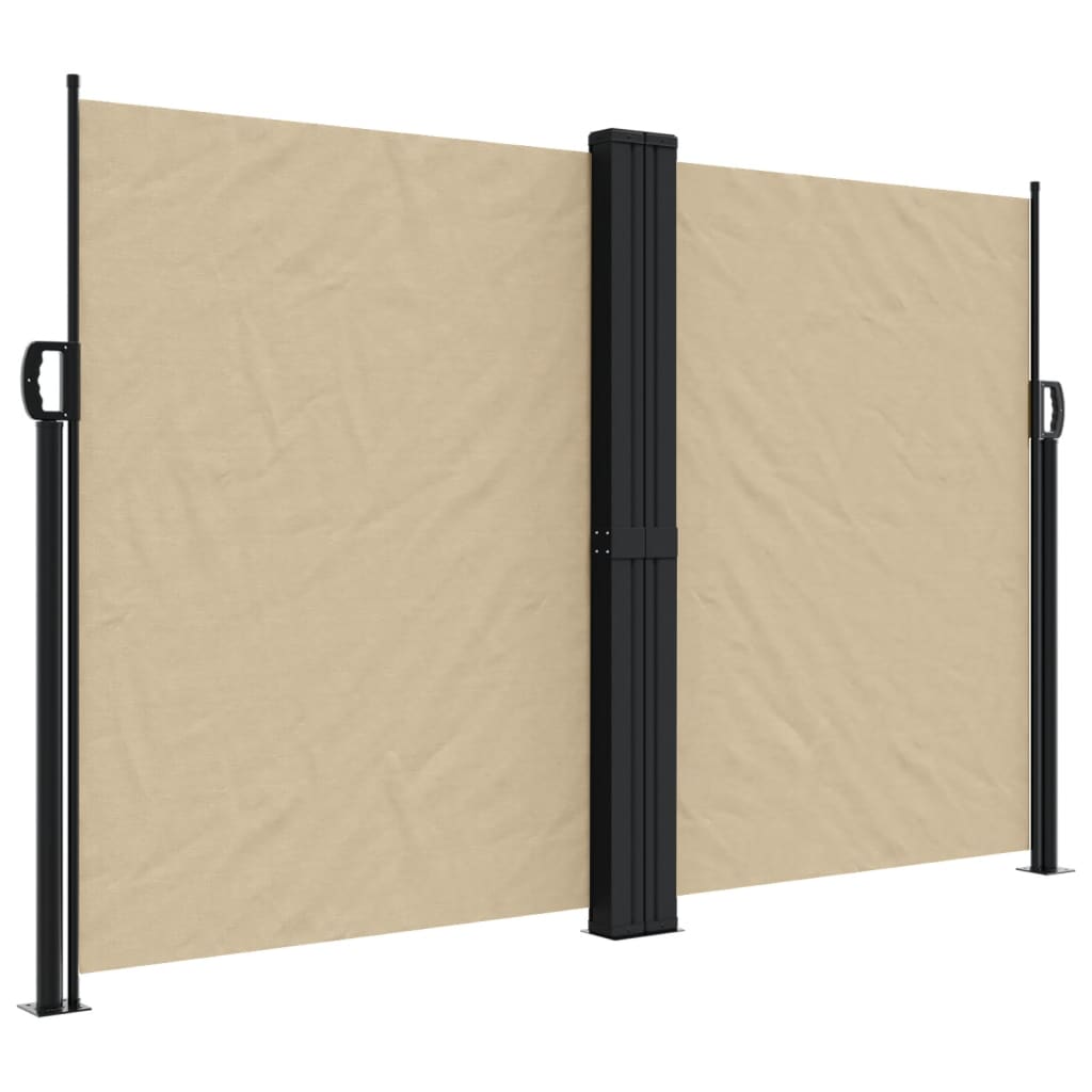 Bočna tenda na uvlačenje bež 160x1200 cm