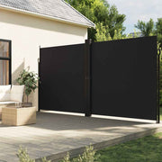 Bočna tenda na uvlačenje crna 200 x 1200 cm