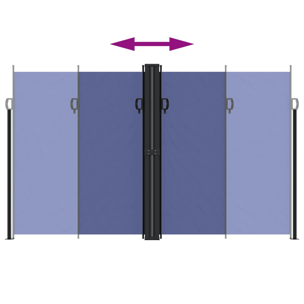 Bočna tenda na uvlačenje plava 200x1200 cm