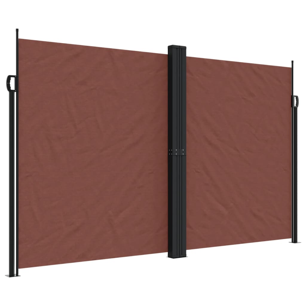 Bočna tenda na uvlačenje smeđa 200 x 1200 cm