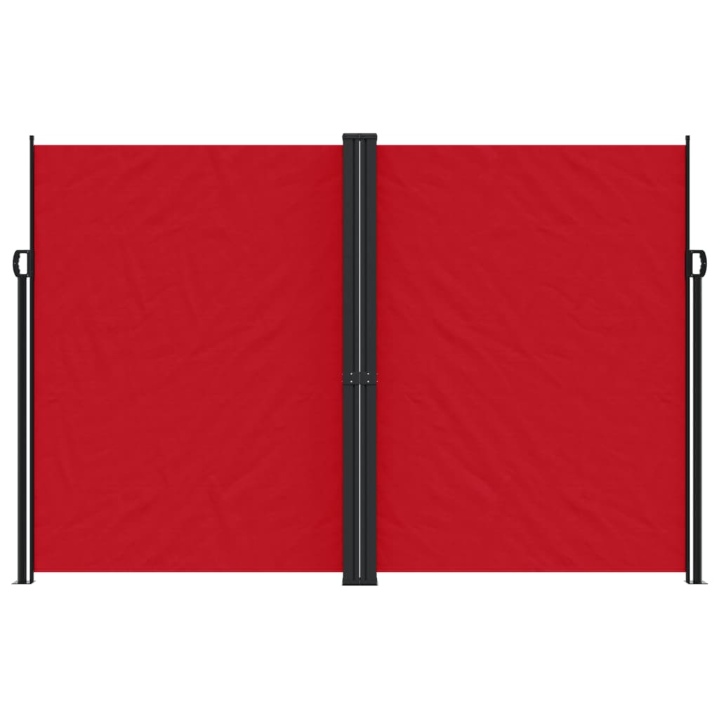 Bočna tenda na uvlačenje crvena 220 x 1200 cm