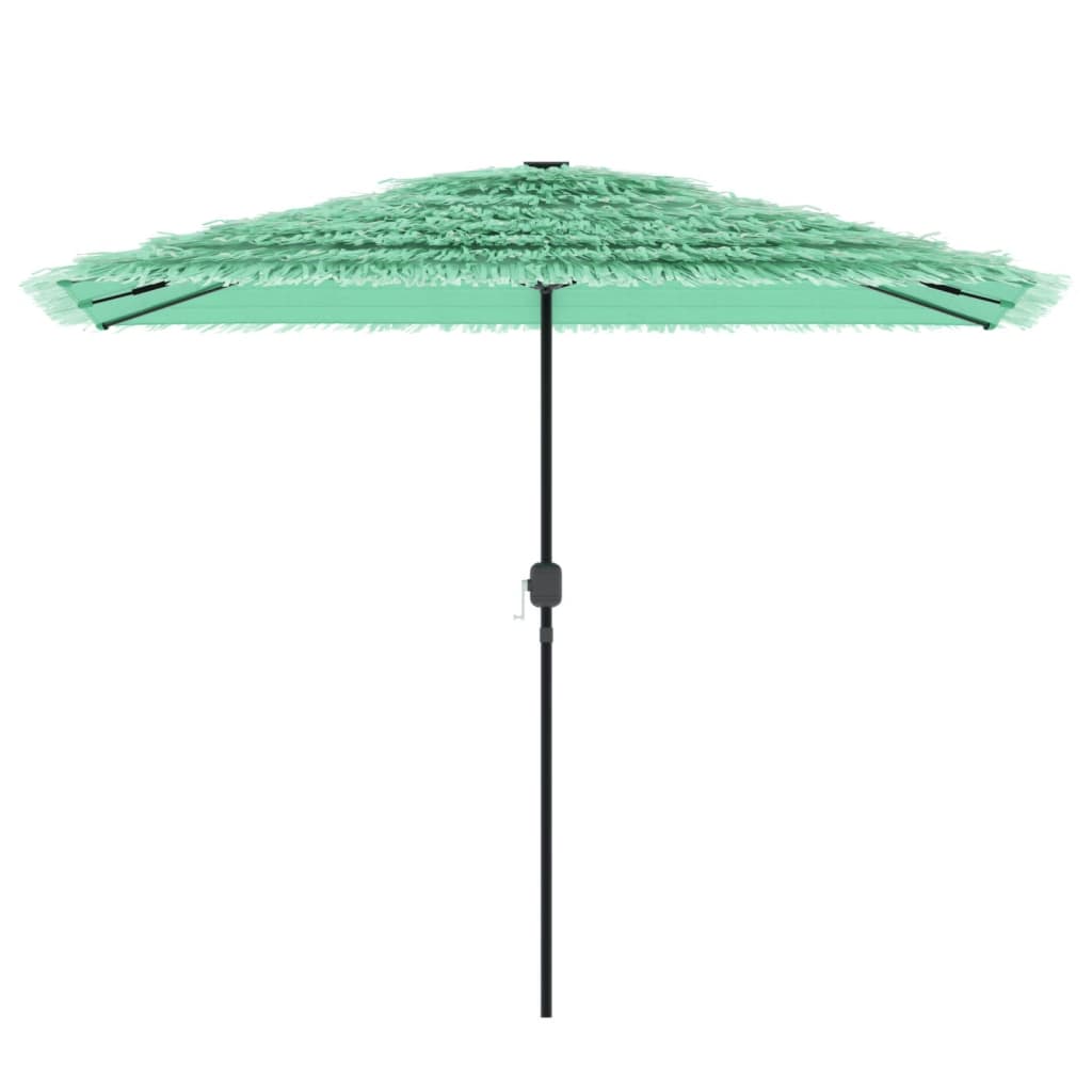 Vrtni suncobran s čeličnom šipkom zeleni 300x200x250 cm