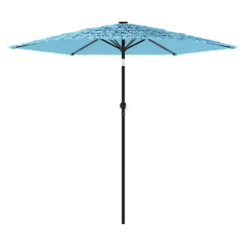 Vrtni suncobran s čeličnom šipkom plavi 268x268x226 cm