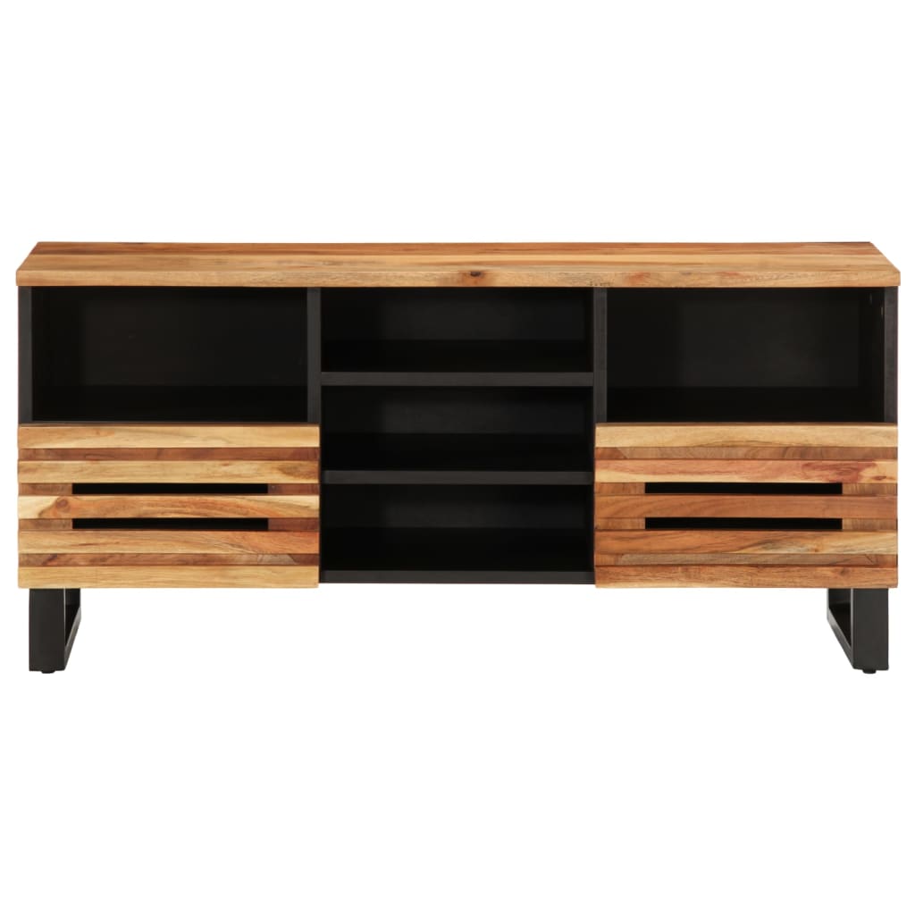 TV ormarić 100 x 34 x 46 cm od masivnog bagremovog drva