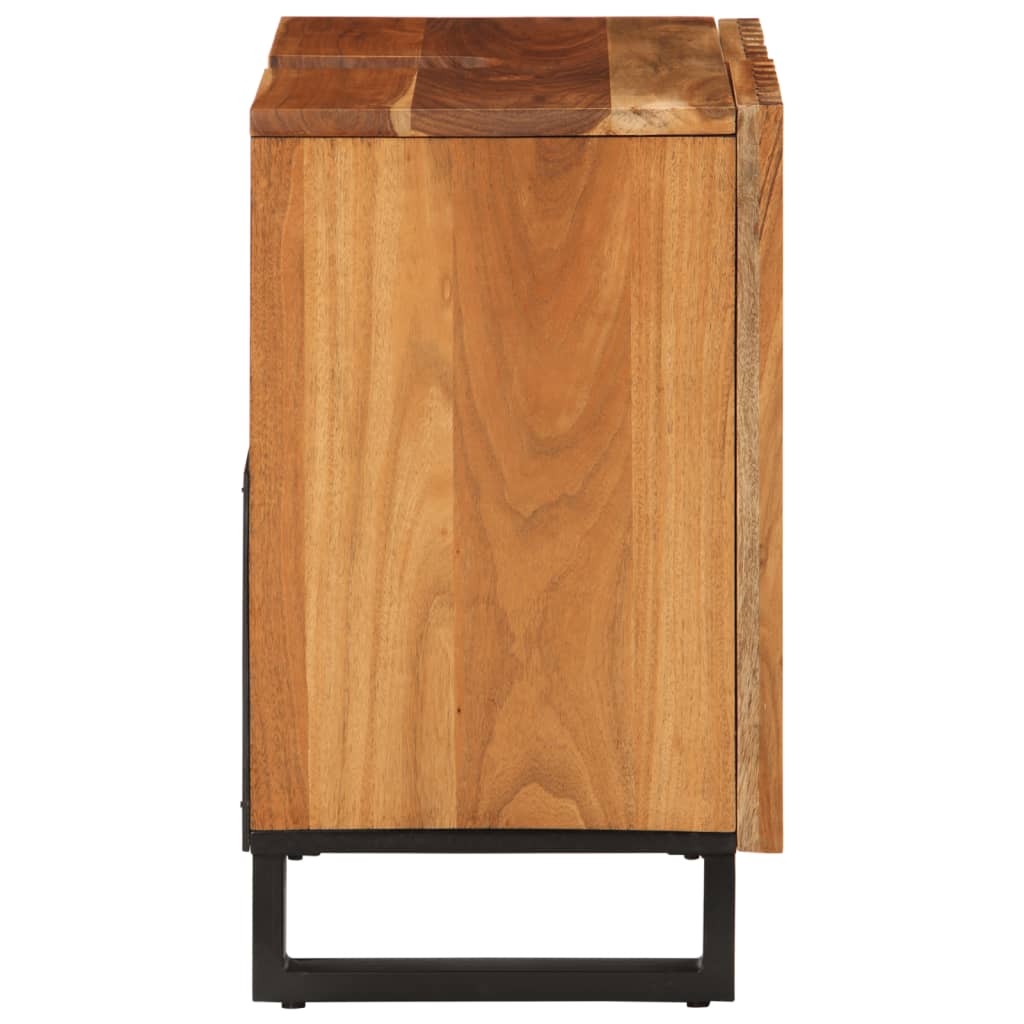 Kupaonski ormarić za umivaonik 62x34x58 cm masivno drvo bagrema