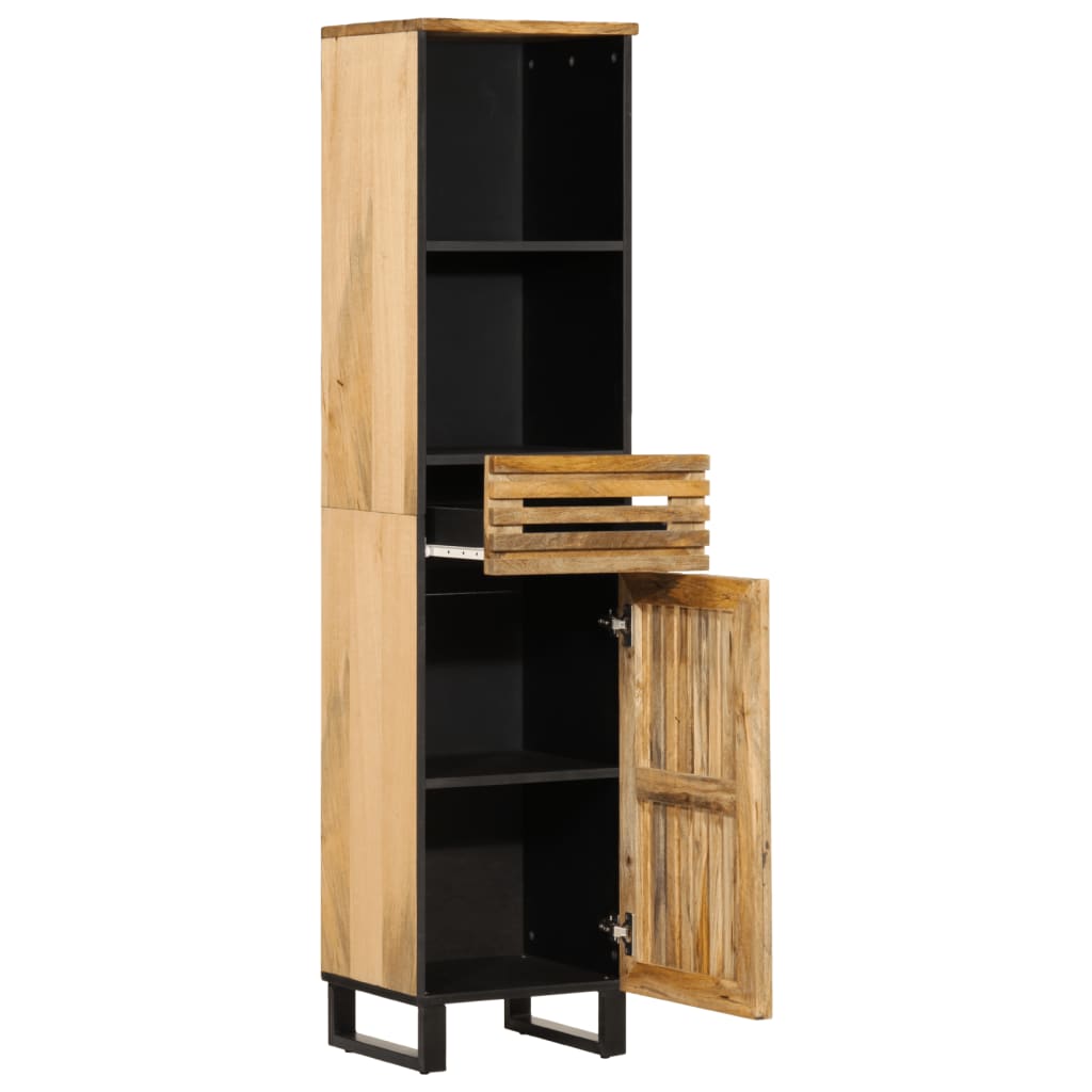 Komoda 38 x 34 x 160 cm od masivnog grubog drva manga