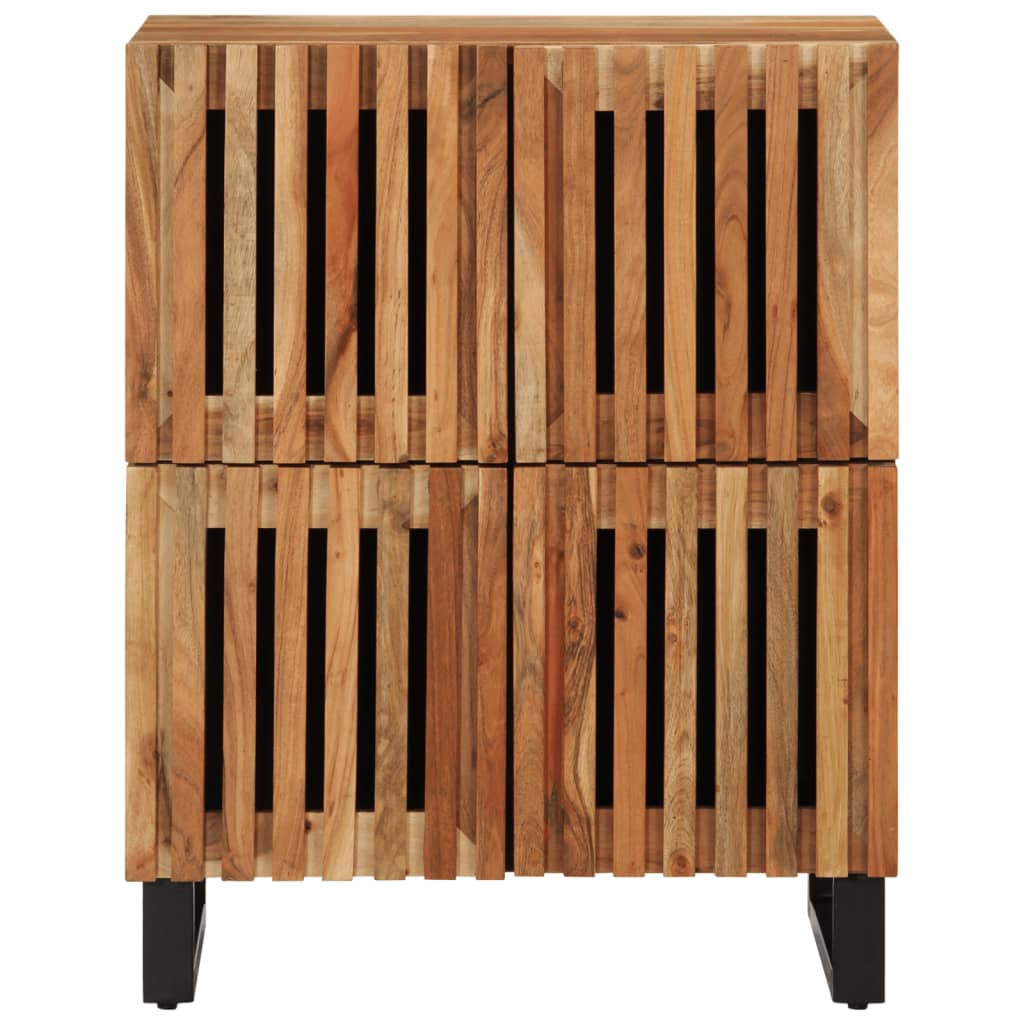 Komoda od masivnog drva bagrema 60 x 34 x 75 cm