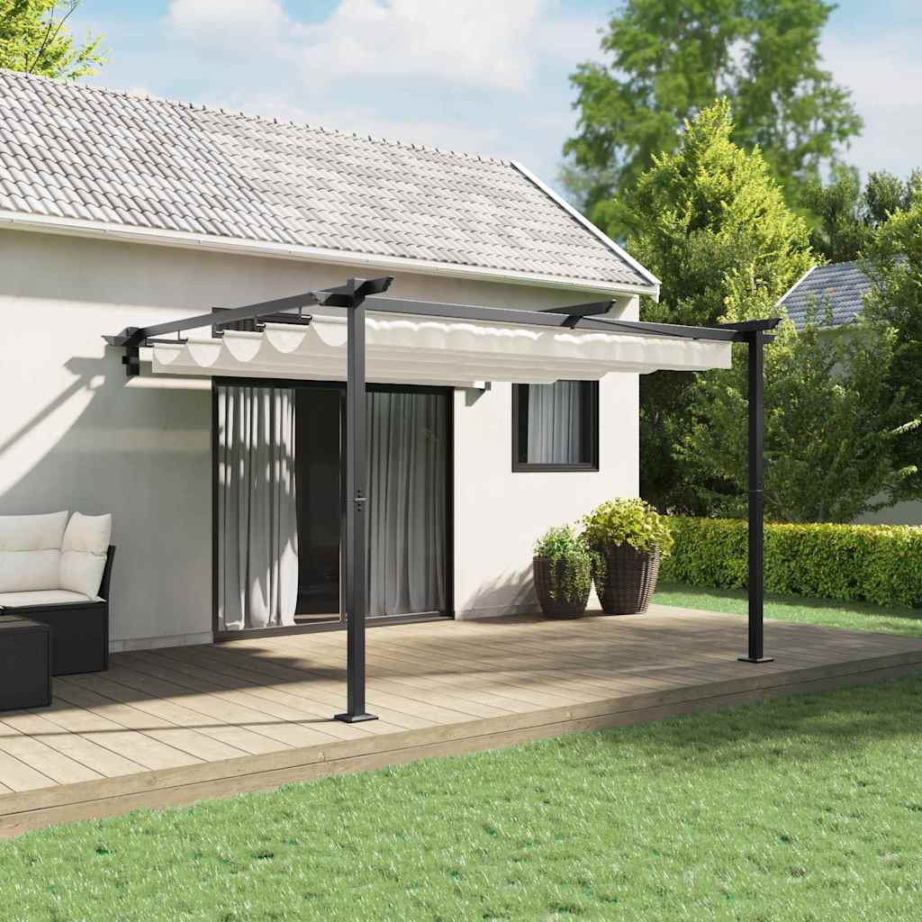 Gazebo Krema 300 x 300 x 200 cm Poliester