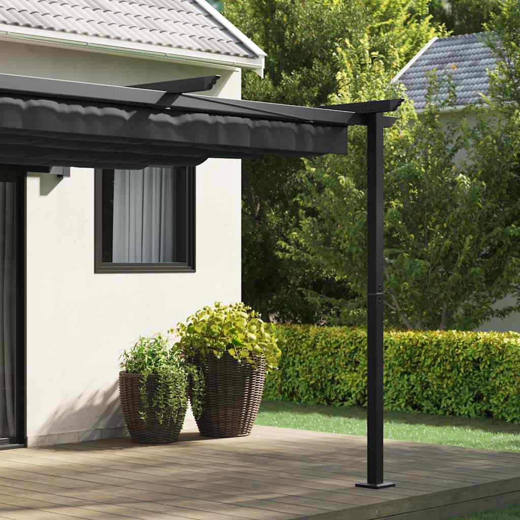 Gazebo Antracit 300 x 300 x 200 cm Poliester