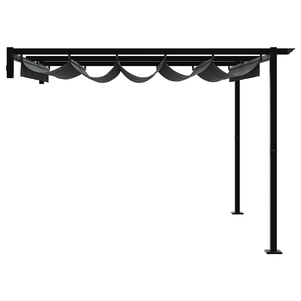 Gazebo Antracit 300 x 300 x 200 cm Poliester