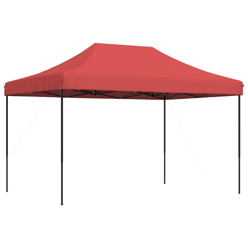 Sklopivi prigodni šator za zabave bordo 410 x 279 x 315 cm