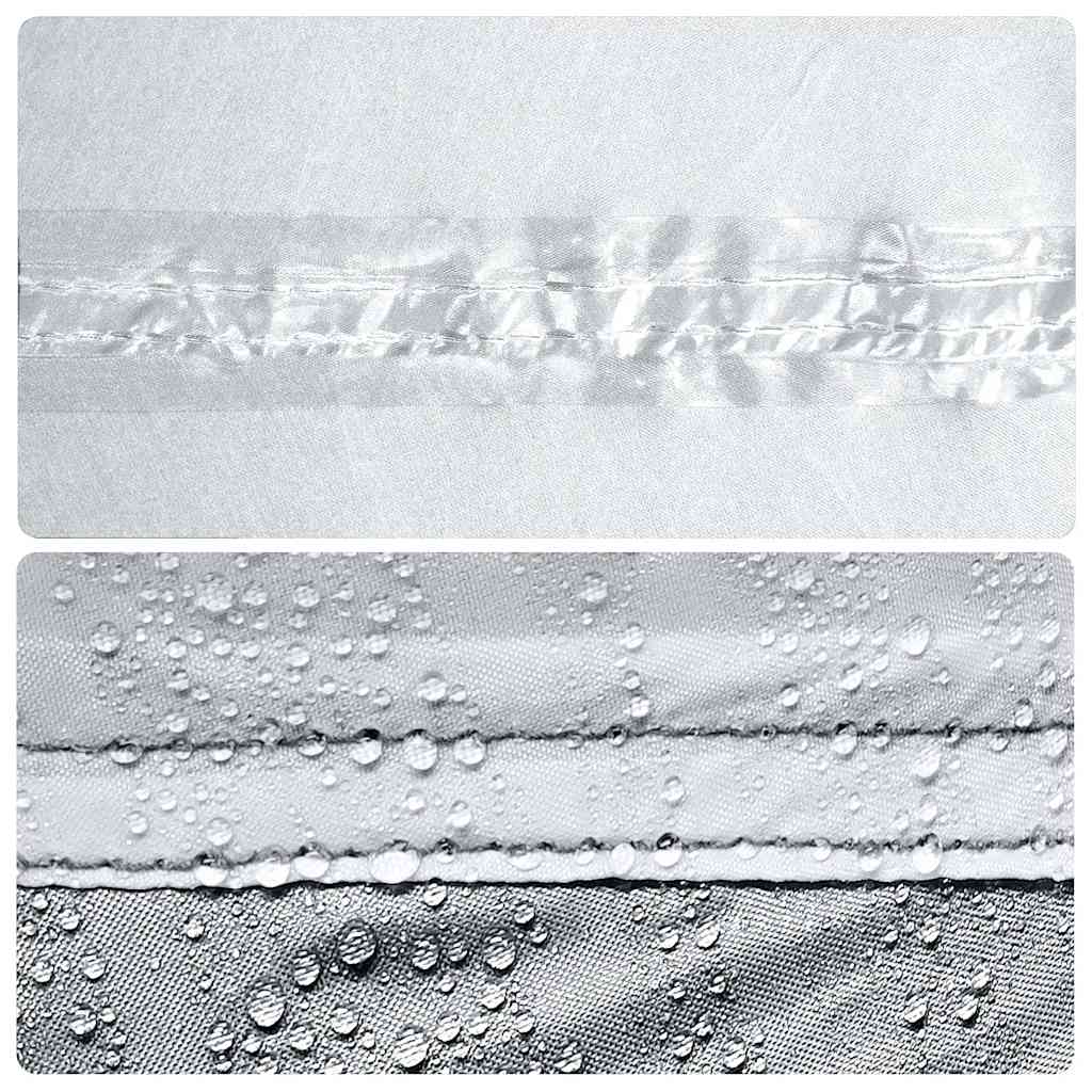 Kupolasti šator za 2 osoba bijeli od tkanine za zamračenje