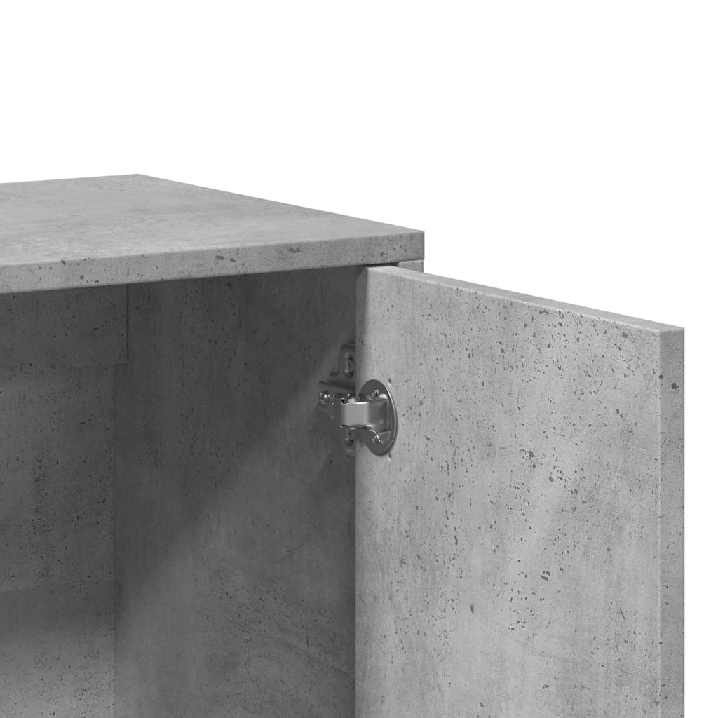 Komoda beton siva 60 x 31 x 70 cm od konstruiranog drva