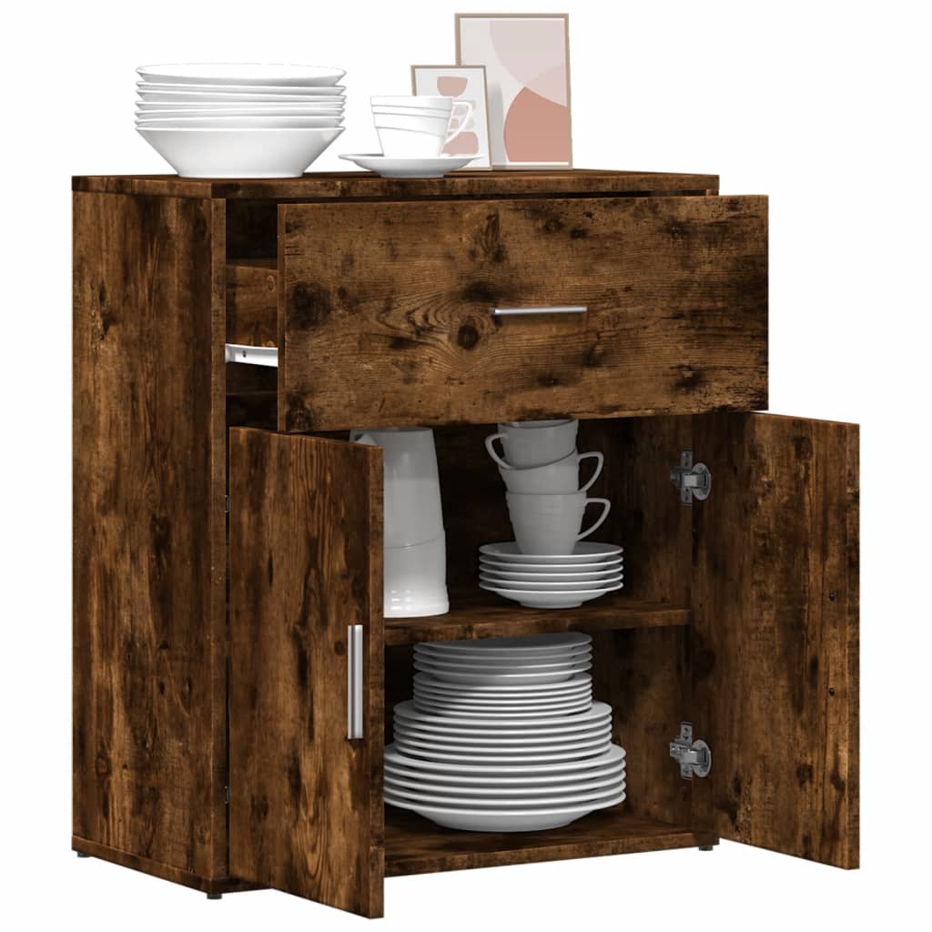 Komoda dimljeni hrast 60 x 31 x 70 cm od konstruiranog drva