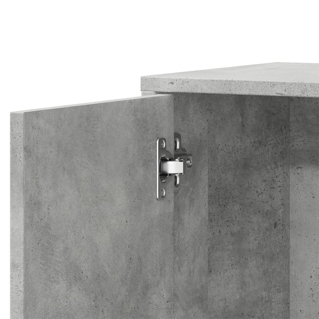 Komoda beton siva 60 x 31 x 70 cm od konstruiranog drva