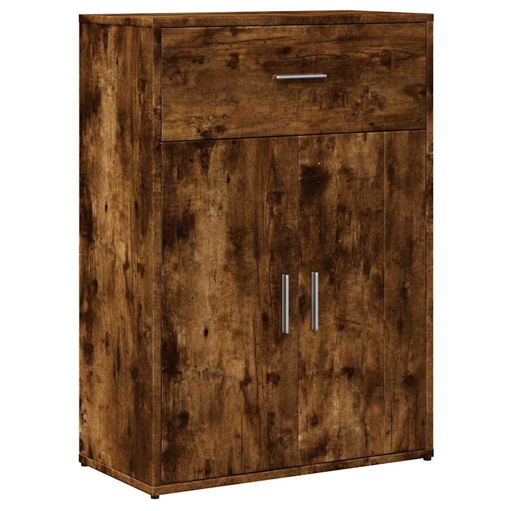 Komoda boja dimljenog hrasta 60x30x84 cm konstruirano drvo