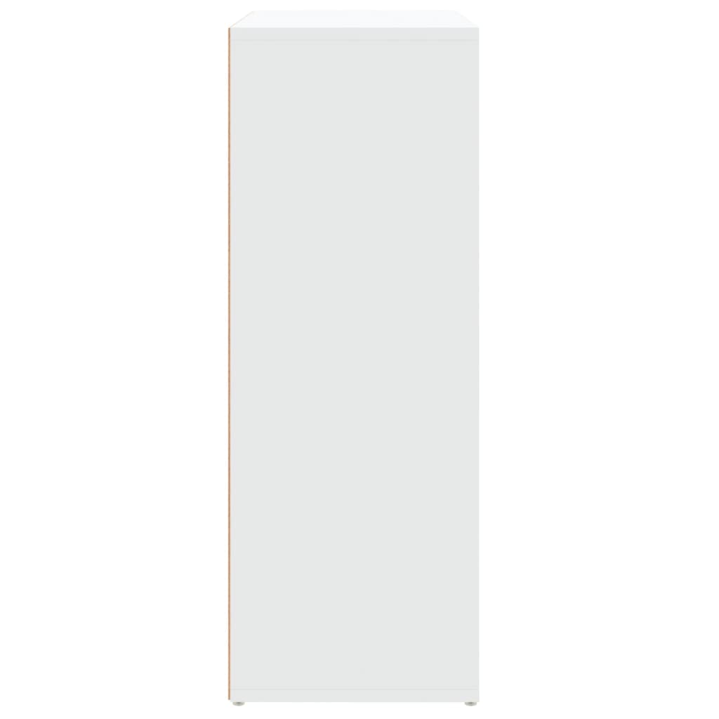 Komoda bijela 60x31x84 cm od konstruiranog drva