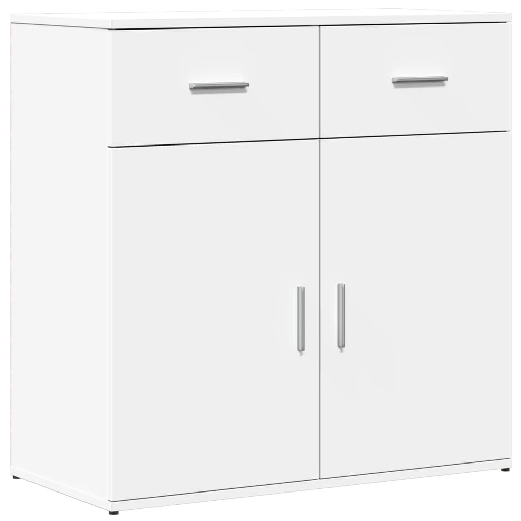 Komoda bijeli 79x38x80 cm od konstruiranog drva
