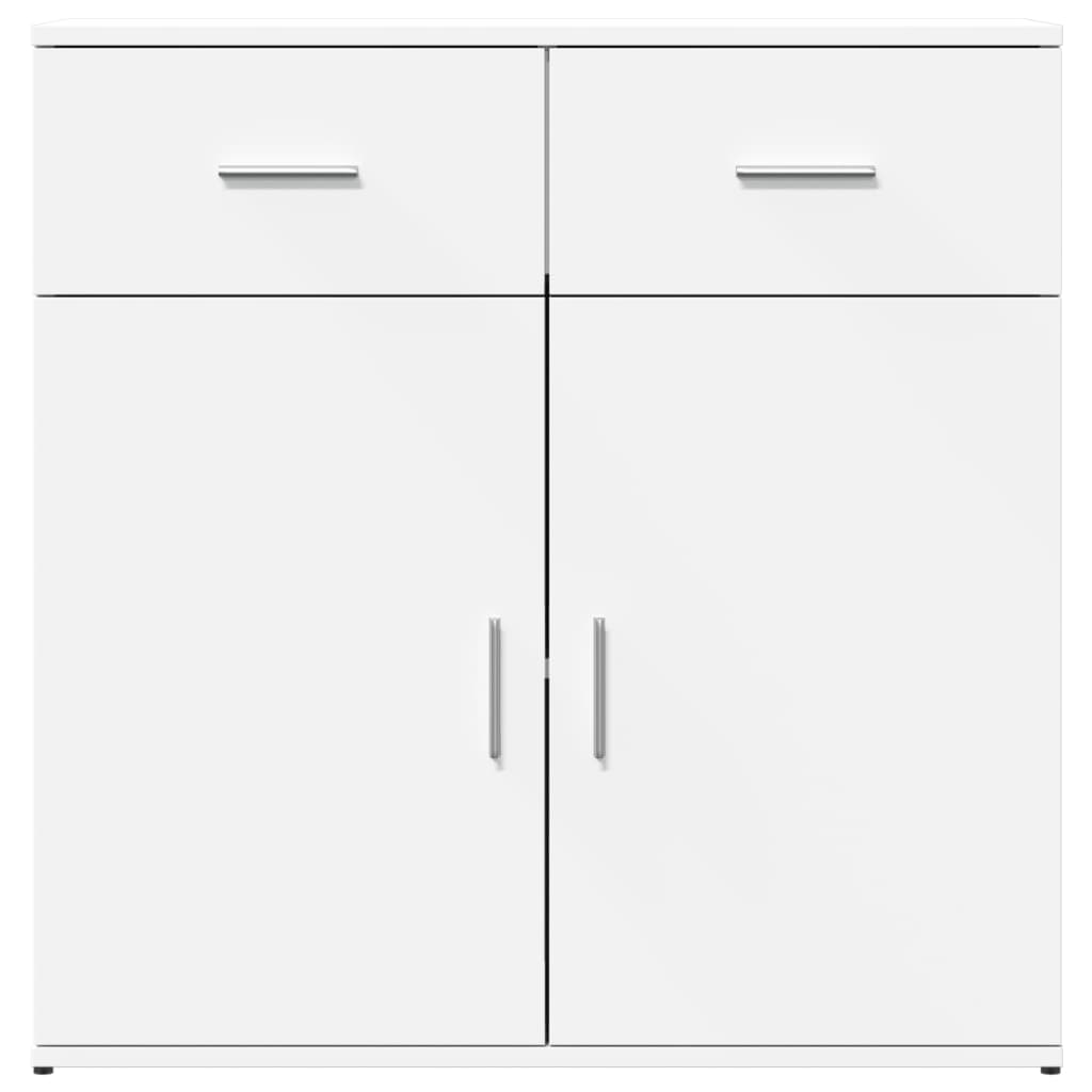 Komoda bijeli 79x38x80 cm od konstruiranog drva