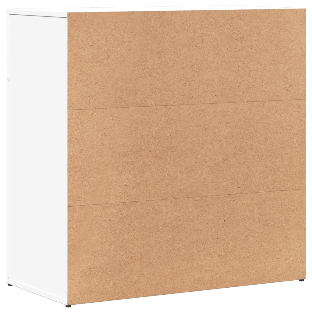 Komoda bijeli 79x38x80 cm od konstruiranog drva