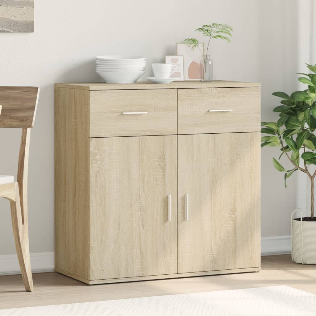 Komoda sonoma hrast 79x38x80 cm od konstruiranog drva