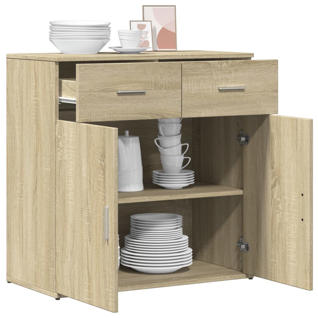 Komoda sonoma hrast 79x38x80 cm od konstruiranog drva