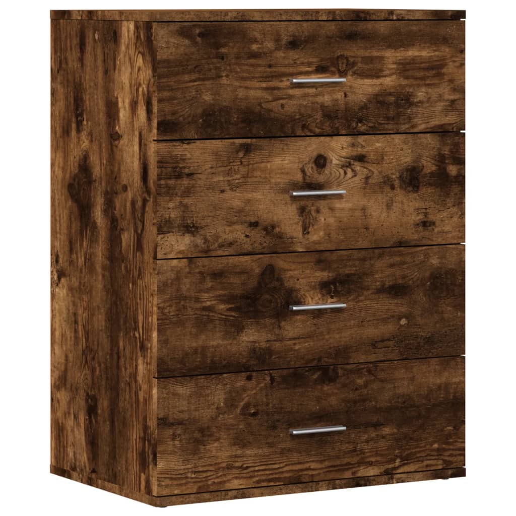 Komoda boja dimljenog hrasta 60x39x80 cm konstruirano drvo