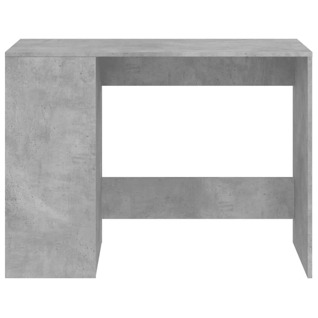 Radni stol boja betona 102 x 50 x 75 cm od konstruiranog drva