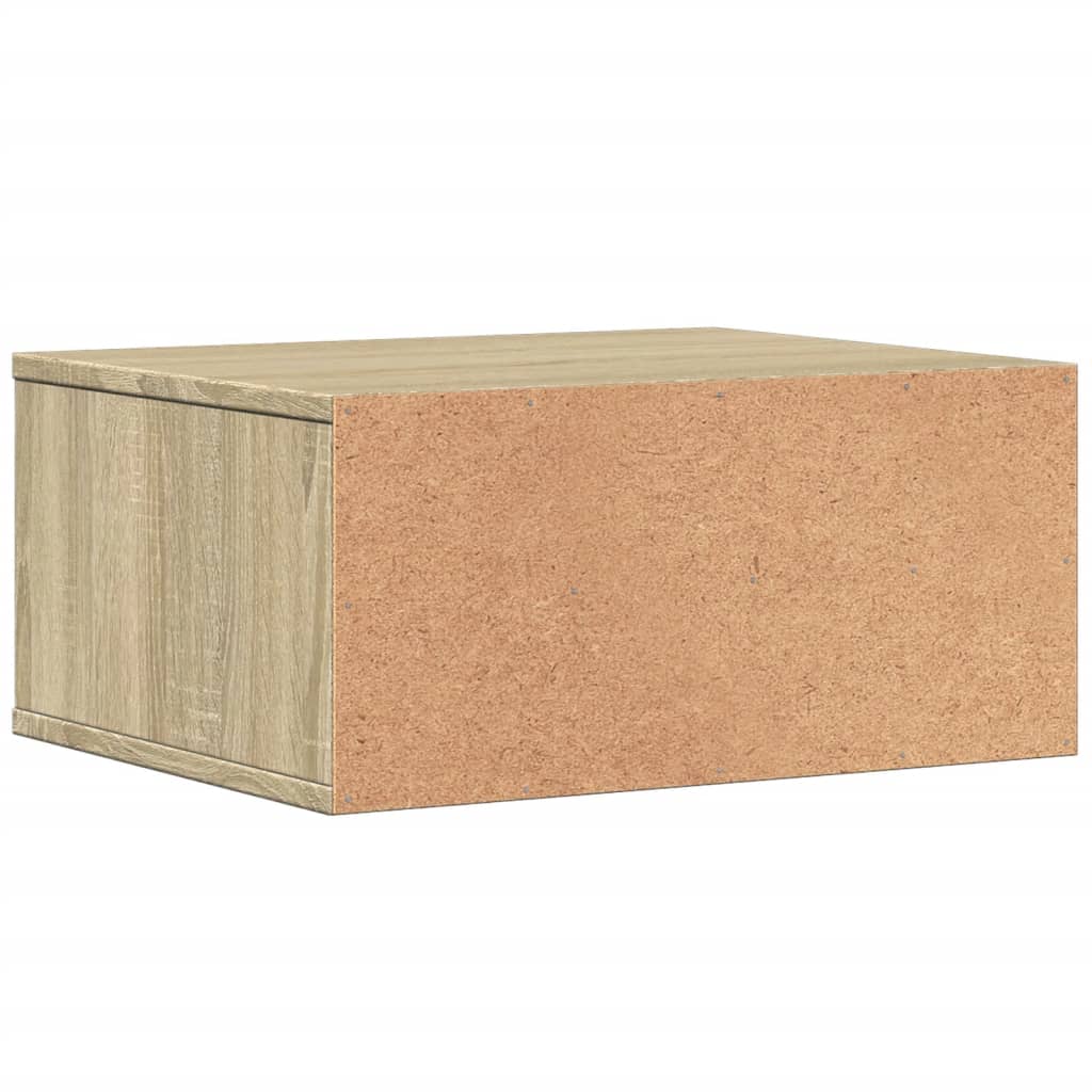 Stalak za pisač boja hrasta 49x40x22,5 cm konstruirano drvo