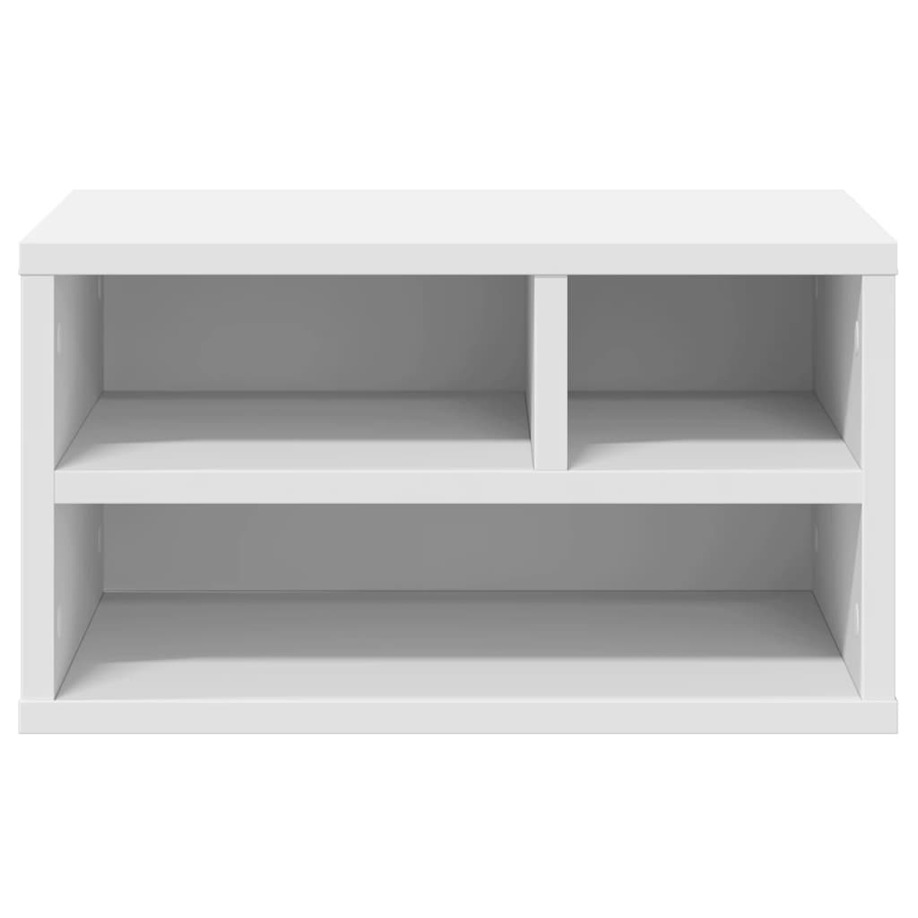 Stalak za pisač bijeli 40x32x22,5 cm od konstruiranog drva