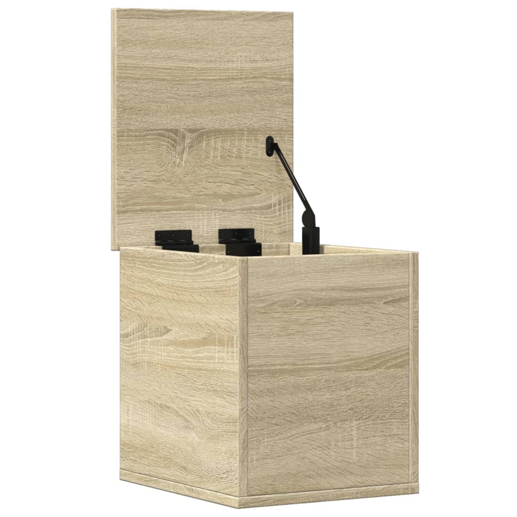 Kutija za pohranu boja hrasta 30x35x35 cm od konstruiranog drva
