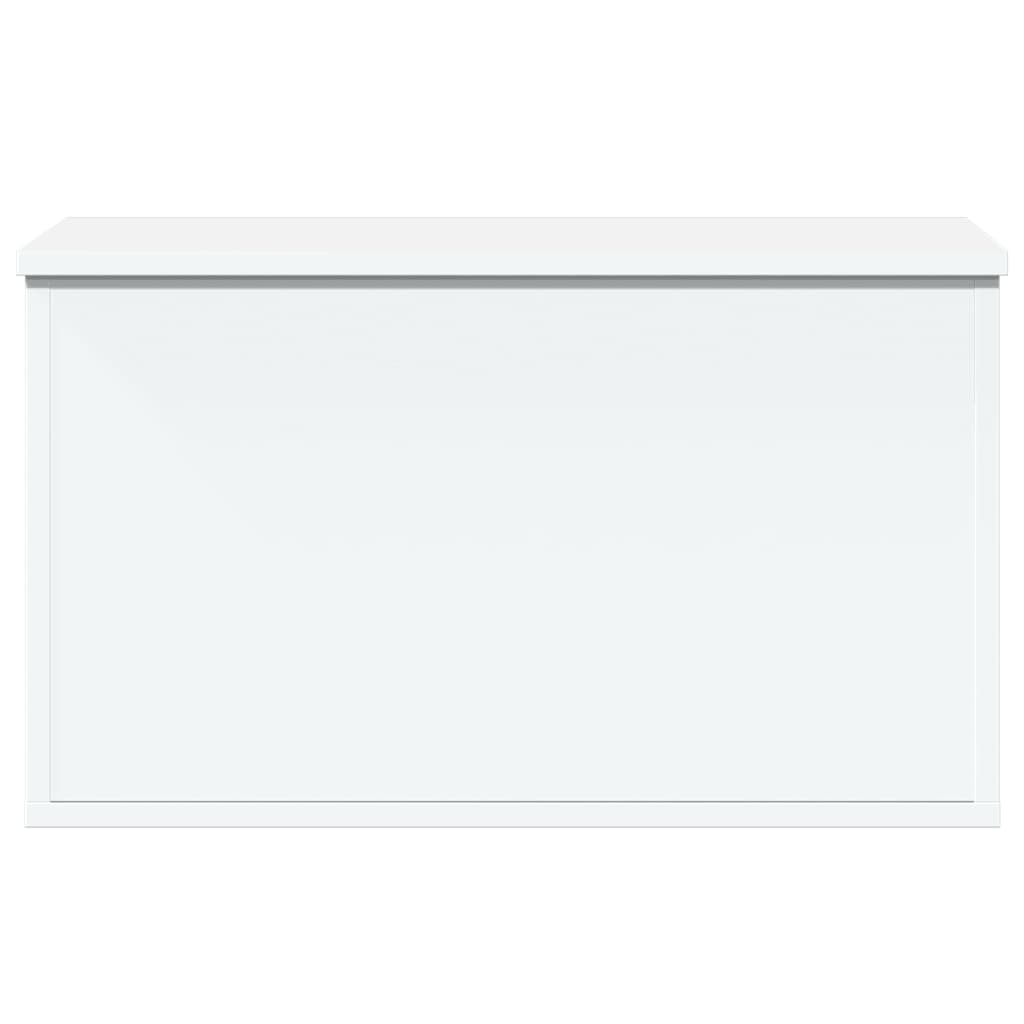 Kutija za pohranu bijela 60 x 35 x 35 cm od konstruiranog drva