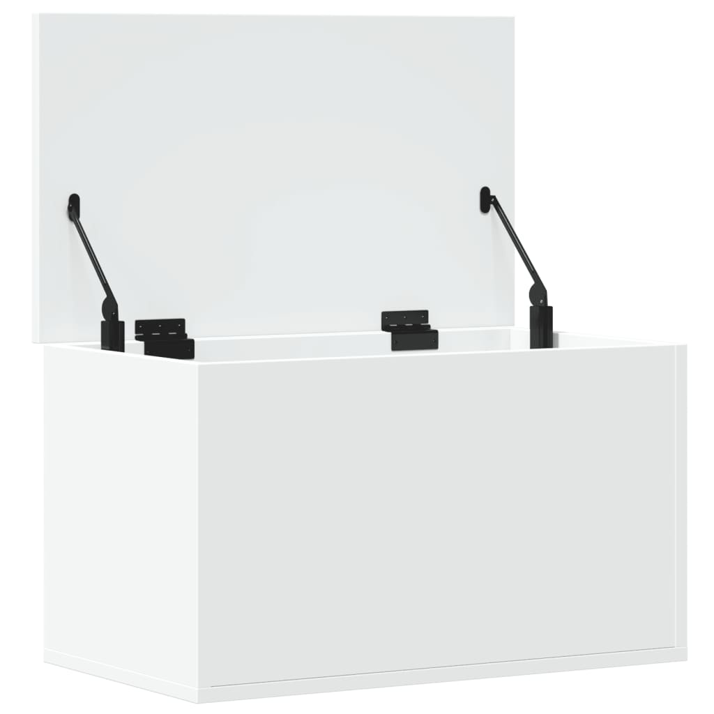 Kutija za pohranu bijela 60 x 35 x 35 cm od konstruiranog drva