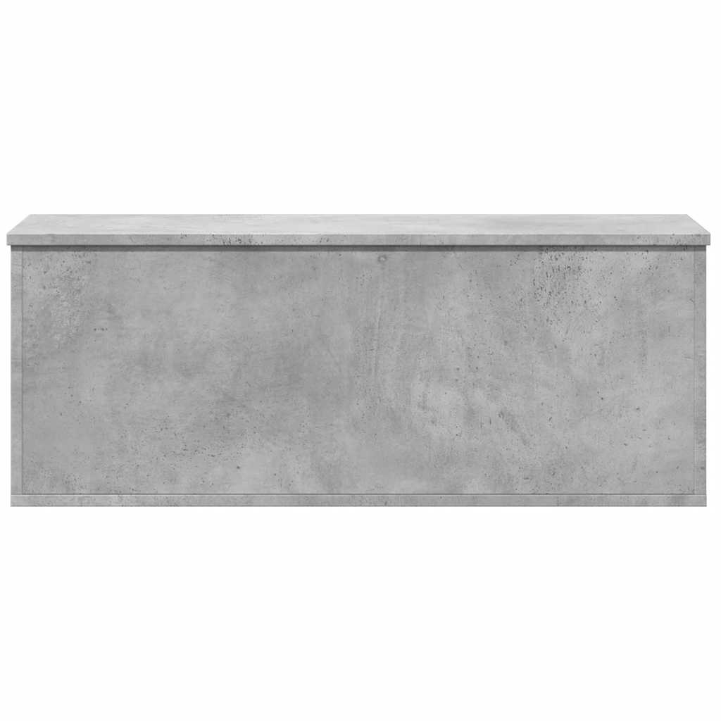 Kutija za pohranu boja betona 90 x 35 x 35 cm konstruirano drvo