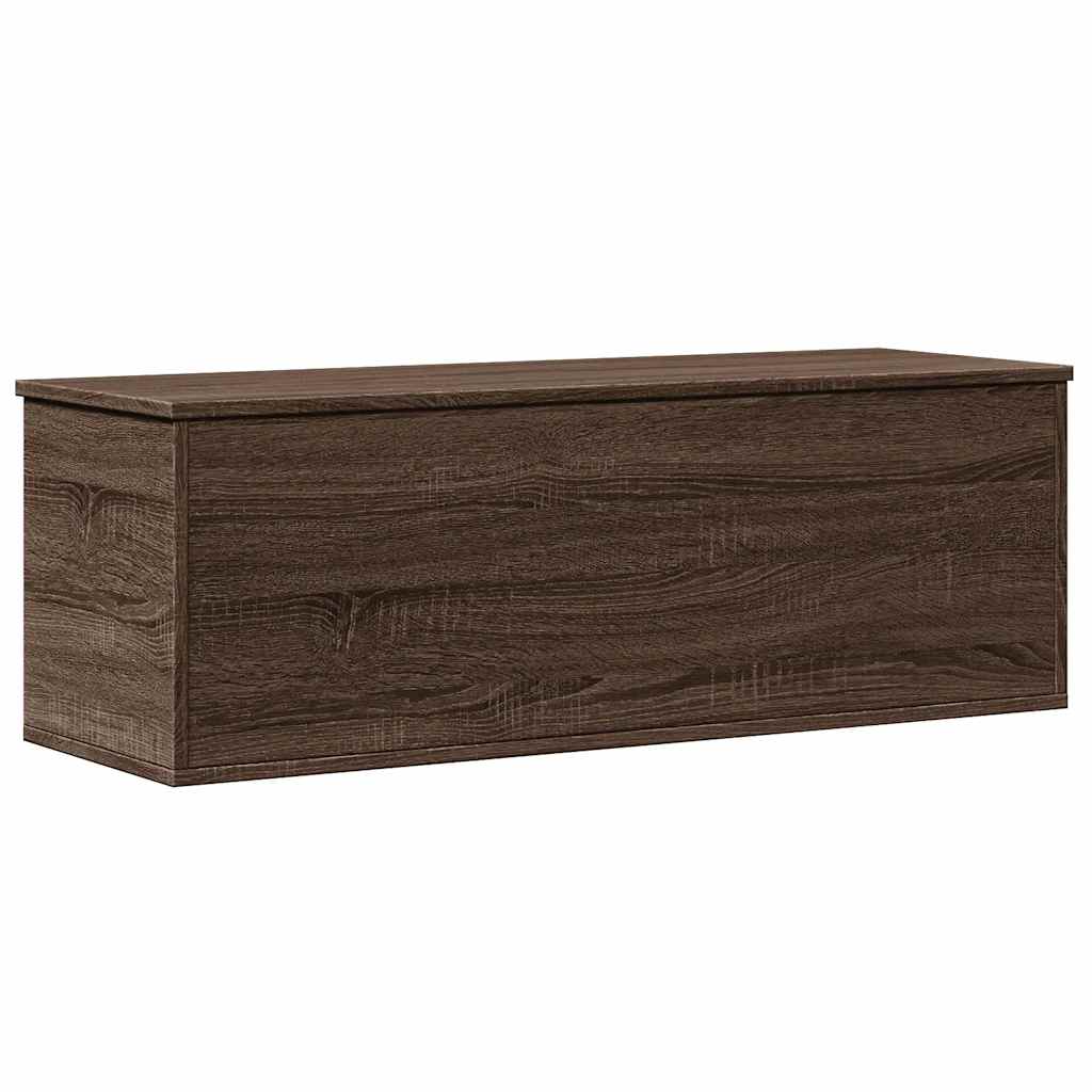 Kutija za pohranu boja hrasta 102x35x35 cm konstruirano drvo