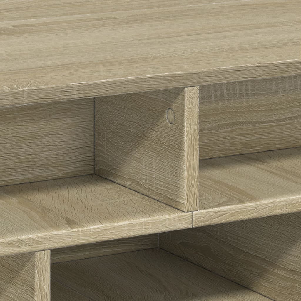 Stolić za kavu boja hrasta 70x70x29 cm konstruirano drvo