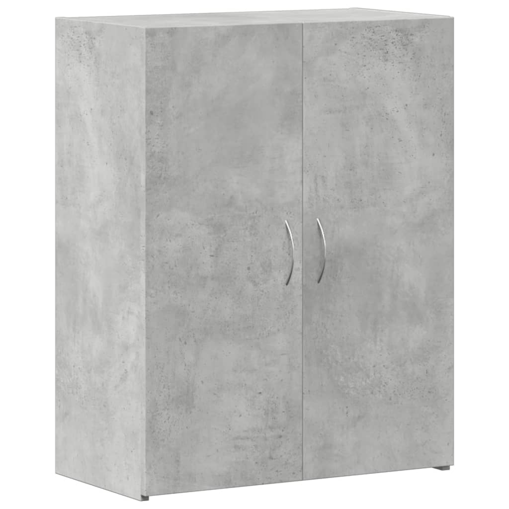 Ormarić za spise boja betona 60x32x77,5 cm konstruirano drvo
