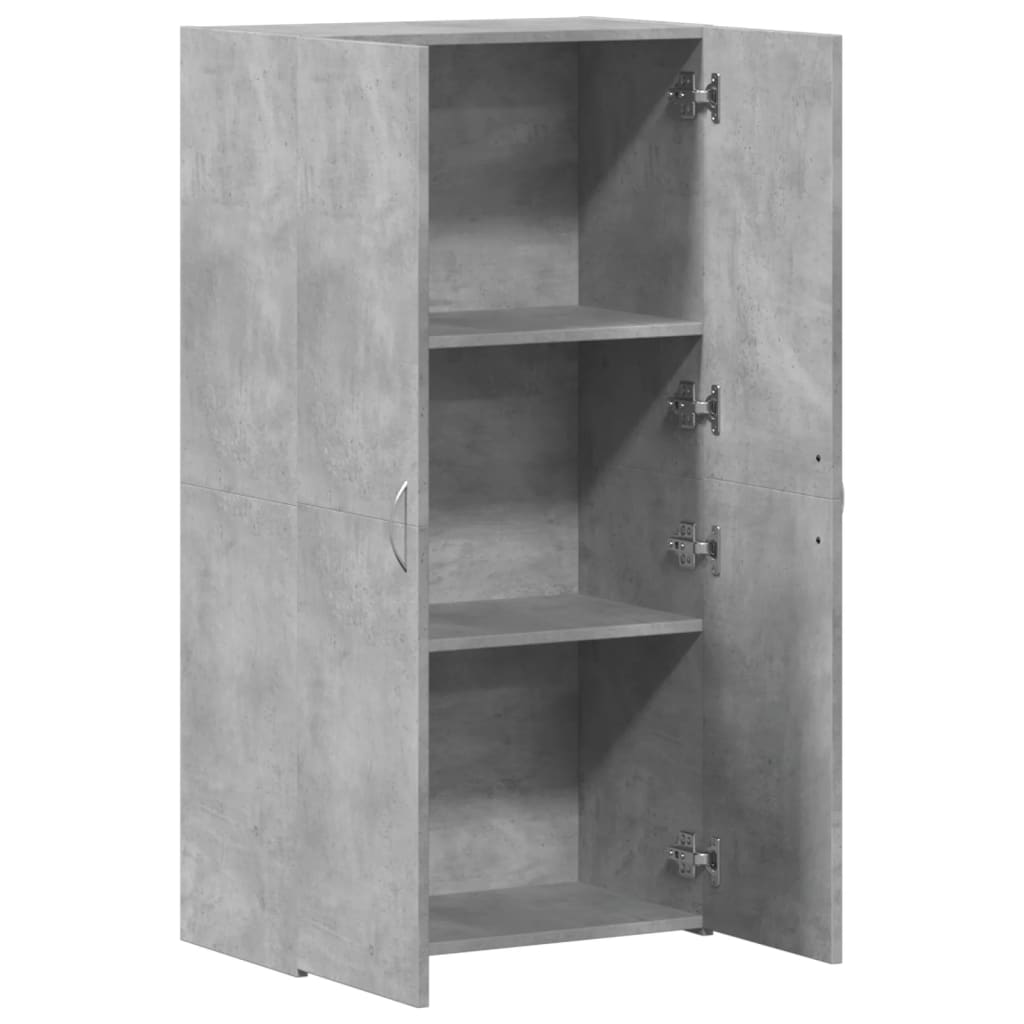 Ormarić za spise boja betona 60x32x115 cm konstruirano drvo