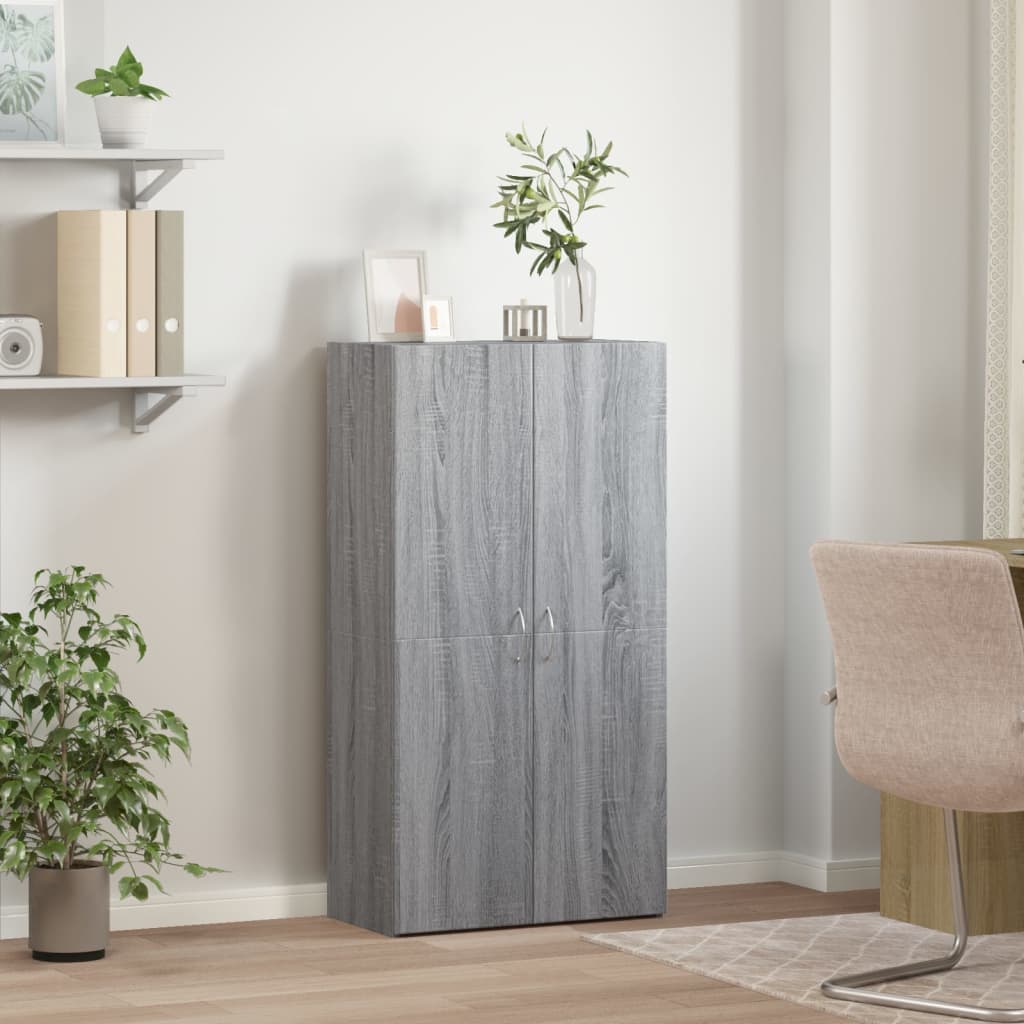 Ormarić za spise boja hrasta 60x32x115 cm od konstruiranog drva