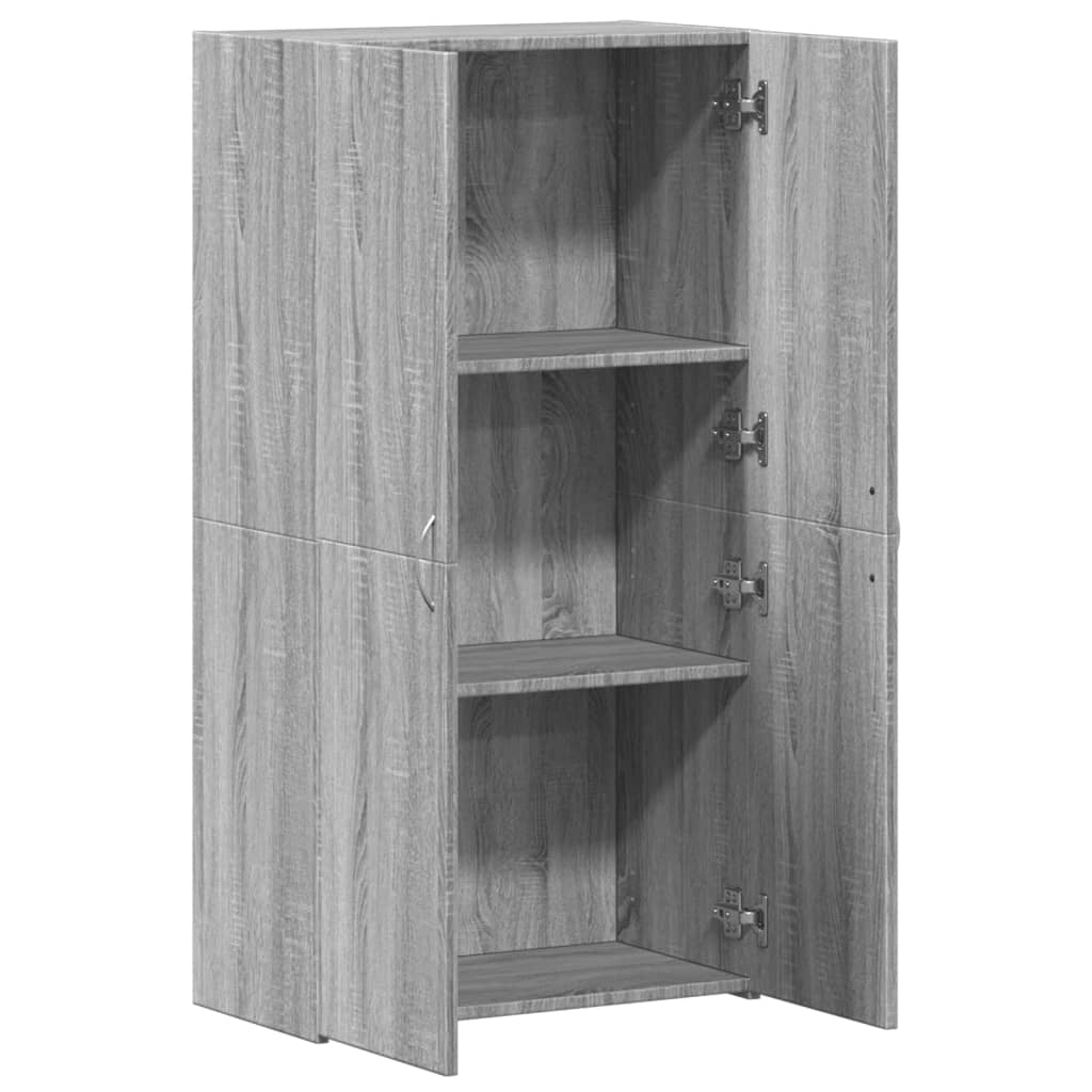 Ormarić za spise boja hrasta 60x32x115 cm od konstruiranog drva