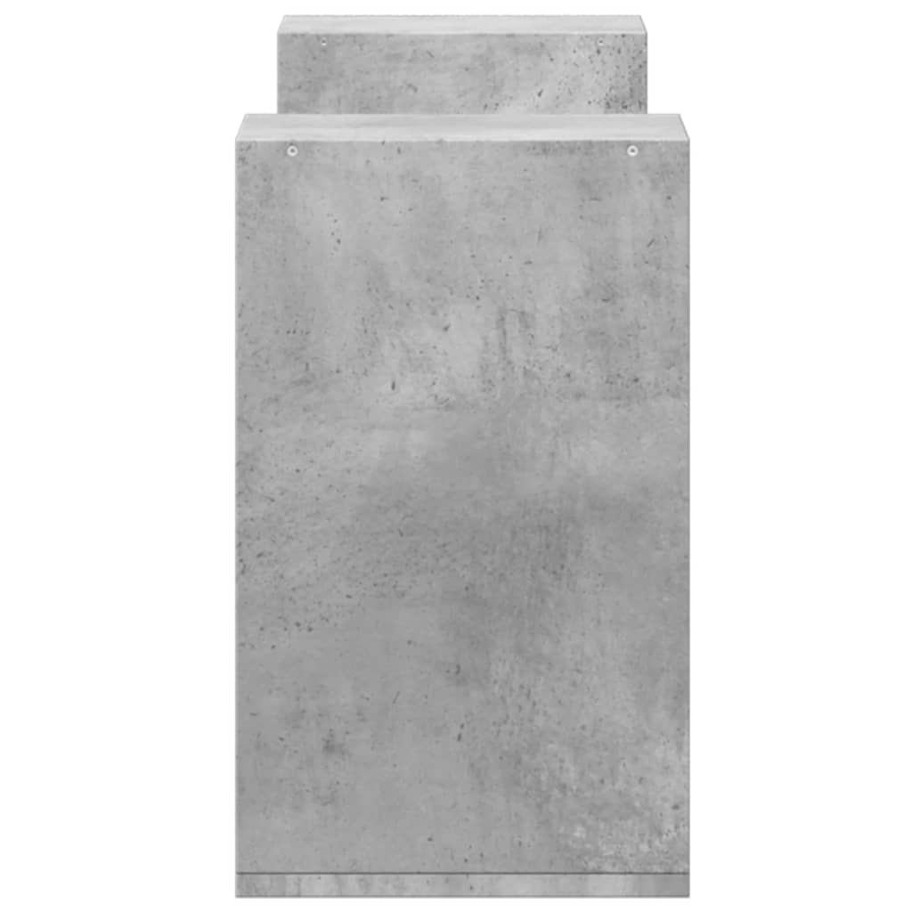 TV ormarići 2 kom Siva betona 75x30x50 cm konstruirano drvo