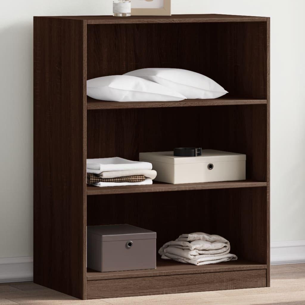 Ormar smeđa boja hrasta 77 x 48 x 102 cm od konstruiranog drva