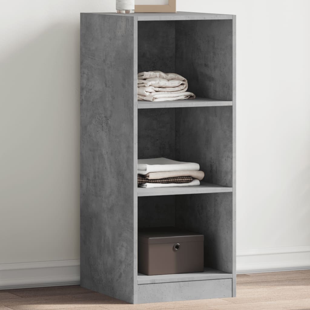 Ormar siva boja betona 48x41x102 cm od konstruiranog drva