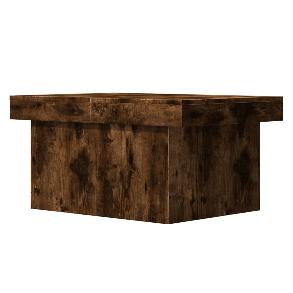 Stolić za kavu boja hrasta 80x55x40 cm konstruirano drvo